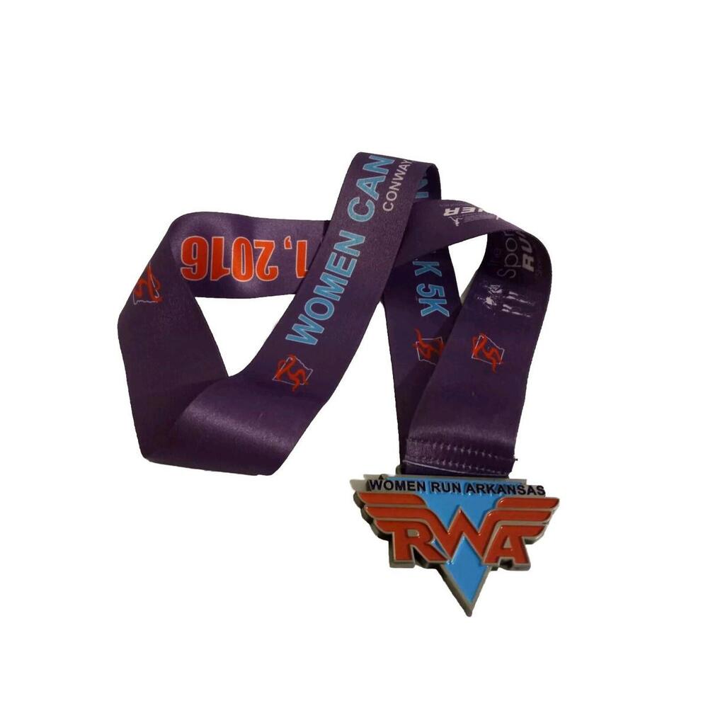 women can run/walk 5k medal Souvenir conway arkansas may 7, 2016